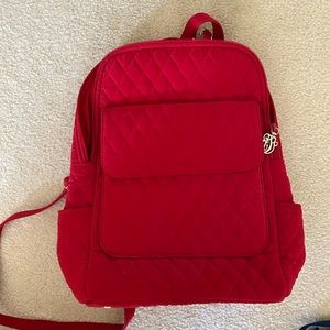 Red Vera Bradley backpack